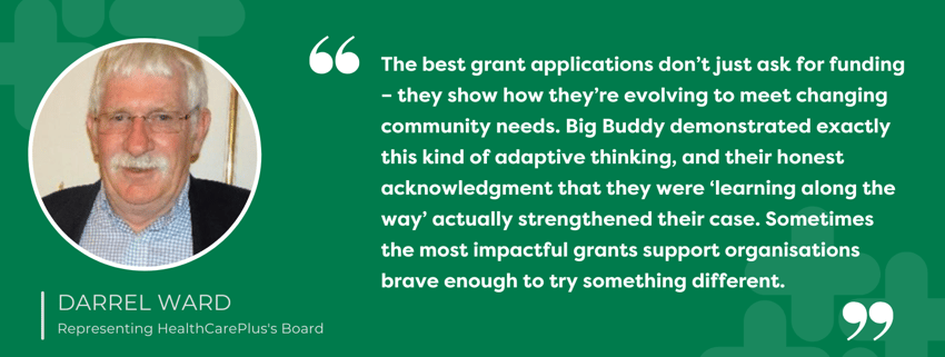 Darrels feedback on Big Buddy mentoring trust
