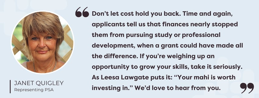 Janets feedback for Leesa Lawgate