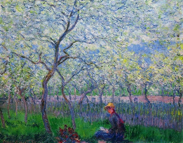 monet spring image